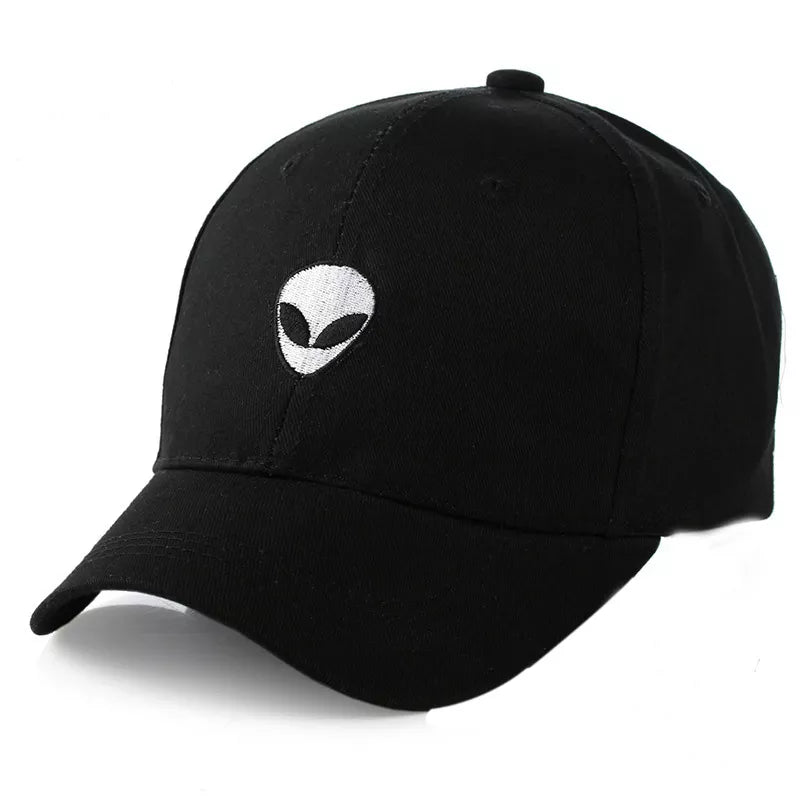 Alien Embroidered Baseball Cap, Men's and Women's 