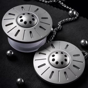 UFO - Metal rotating spinner - reflective