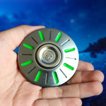 UFO Fingertip Gyro Fidget Spinner Adult Pressure Relief Artifact Edc Fingertip Metal Hand Spinner Fidget Toys Adults Kids Gifts