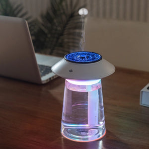 Portable Air Humidifier Jellyfish Smoke Ring 760ml USB Rechargeable Aromatherapy Diffuser Ultrasonic Mist Maker Fogger for Home