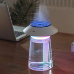 Portable Air Humidifier Jellyfish Smoke Ring 760ml USB Rechargeable Aromatherapy Diffuser Ultrasonic Mist Maker Fogger for Home