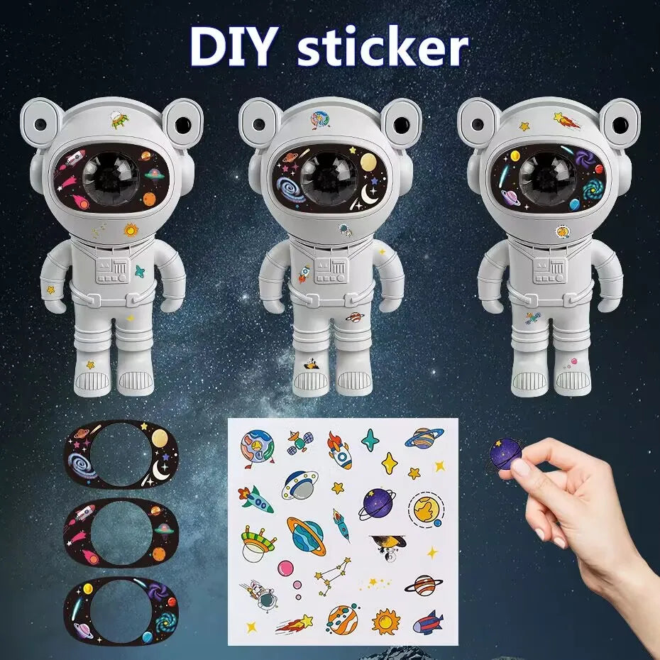 Star Projector Galaxy Night Light Astronaut Space Projector Starry Nebula Ceiling LED Night Lamp for Home Decorative kids gift