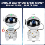 Star Projector Galaxy Night Light Astronaut Space Projector Starry Nebula Ceiling LED Lamp for Bedroom Home Decorative kids gift